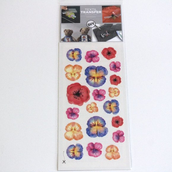 Iron On Fabric Heat Transfer Decals DIY Craft LOT - Picture 3 of 8